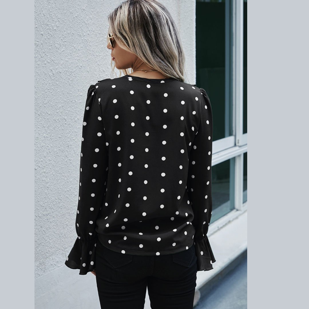 ClaudiaG Polka Dot Top