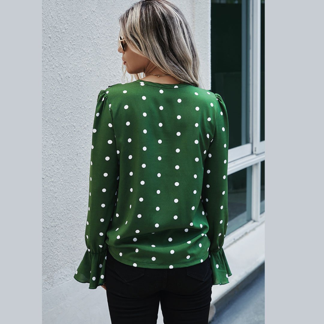 ClaudiaG Polka Dot Top