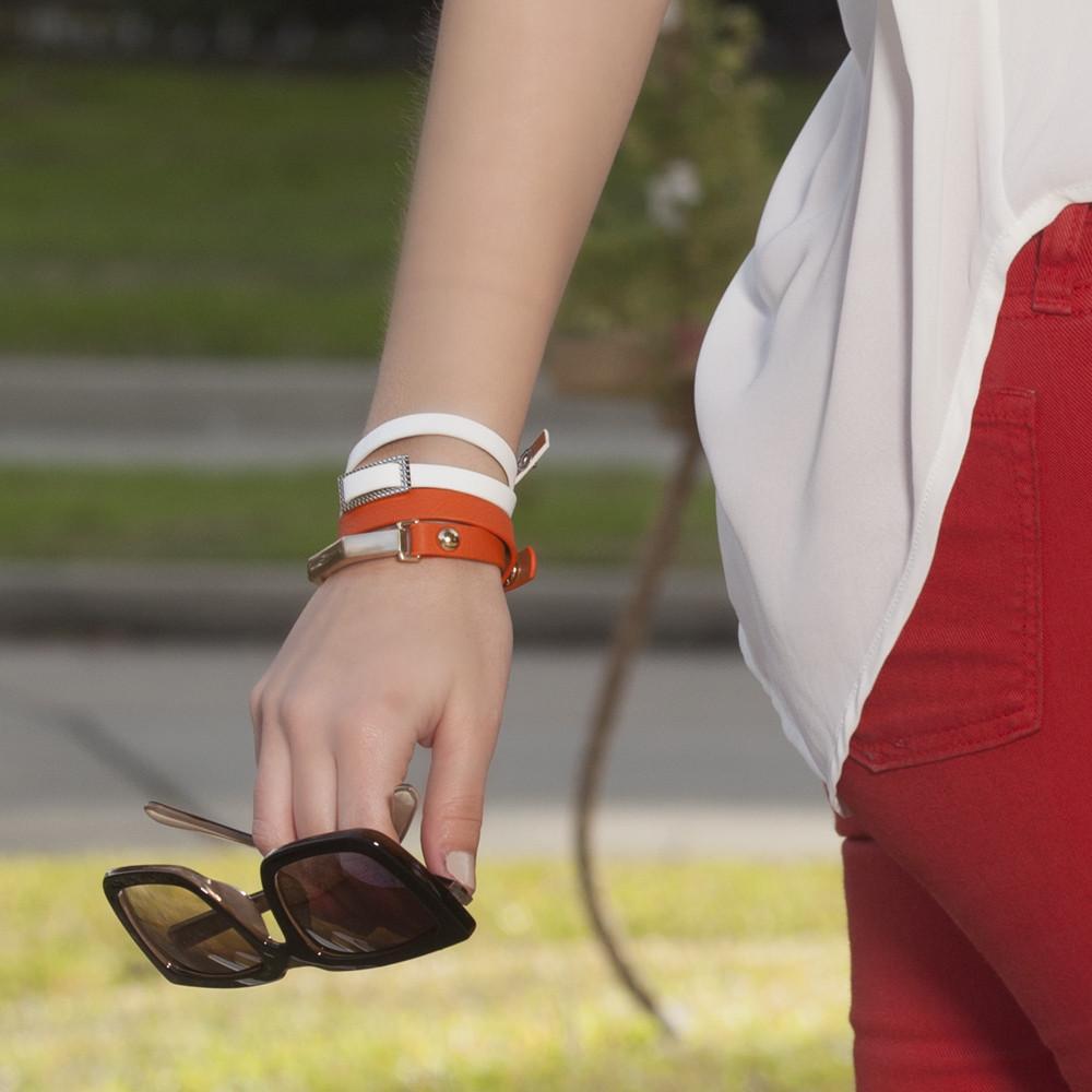 ClaudiaG Sash Bracelet- Orange