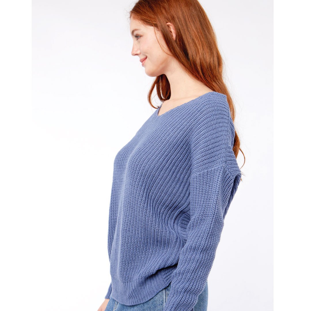 ClaudiaG Twisted Back Sweater