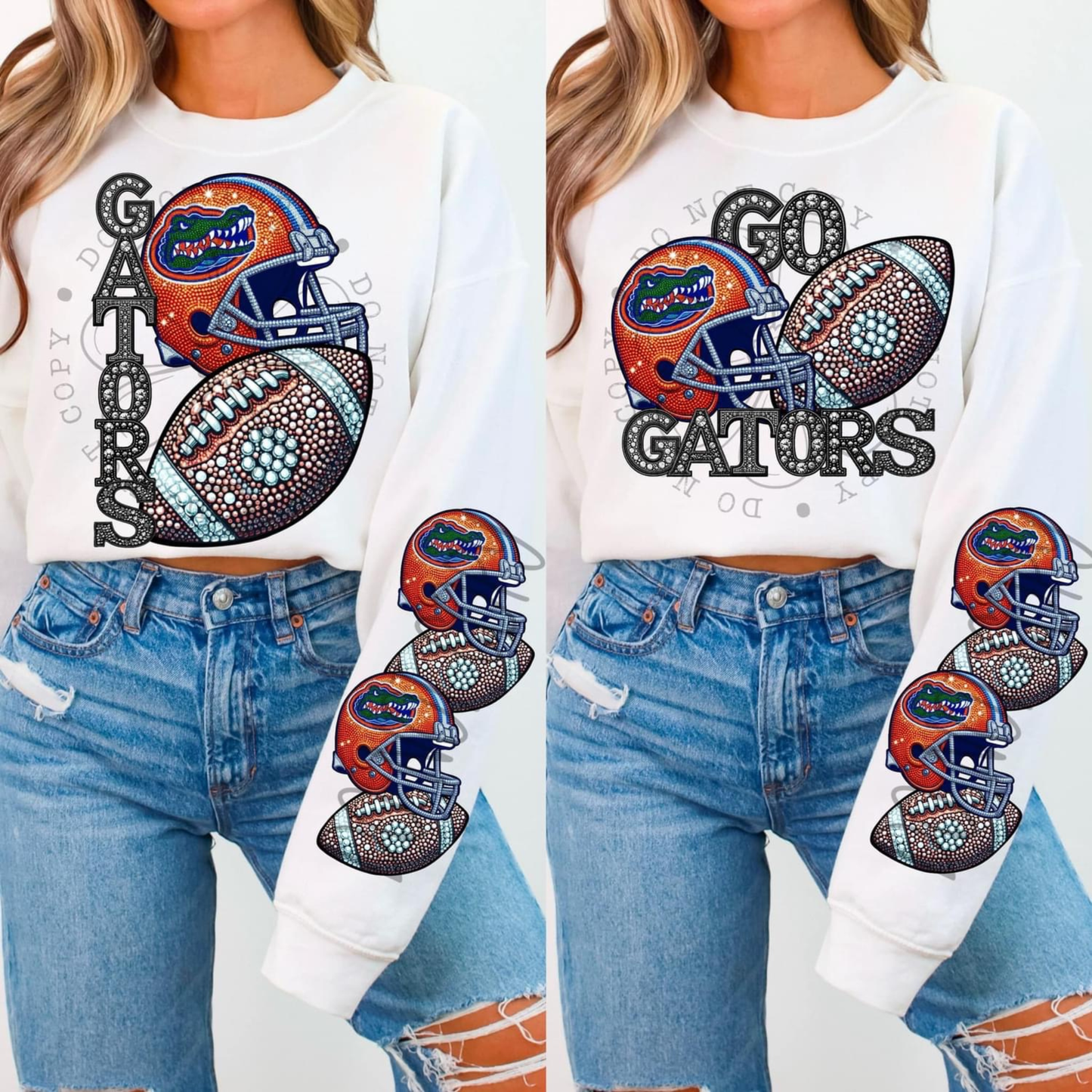 Rhinestone Gators | Sweatshirt OR Hoodie