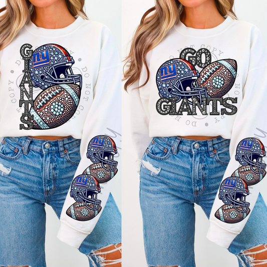 Rhinestone Giants | Sweatshirt OR Hoodie