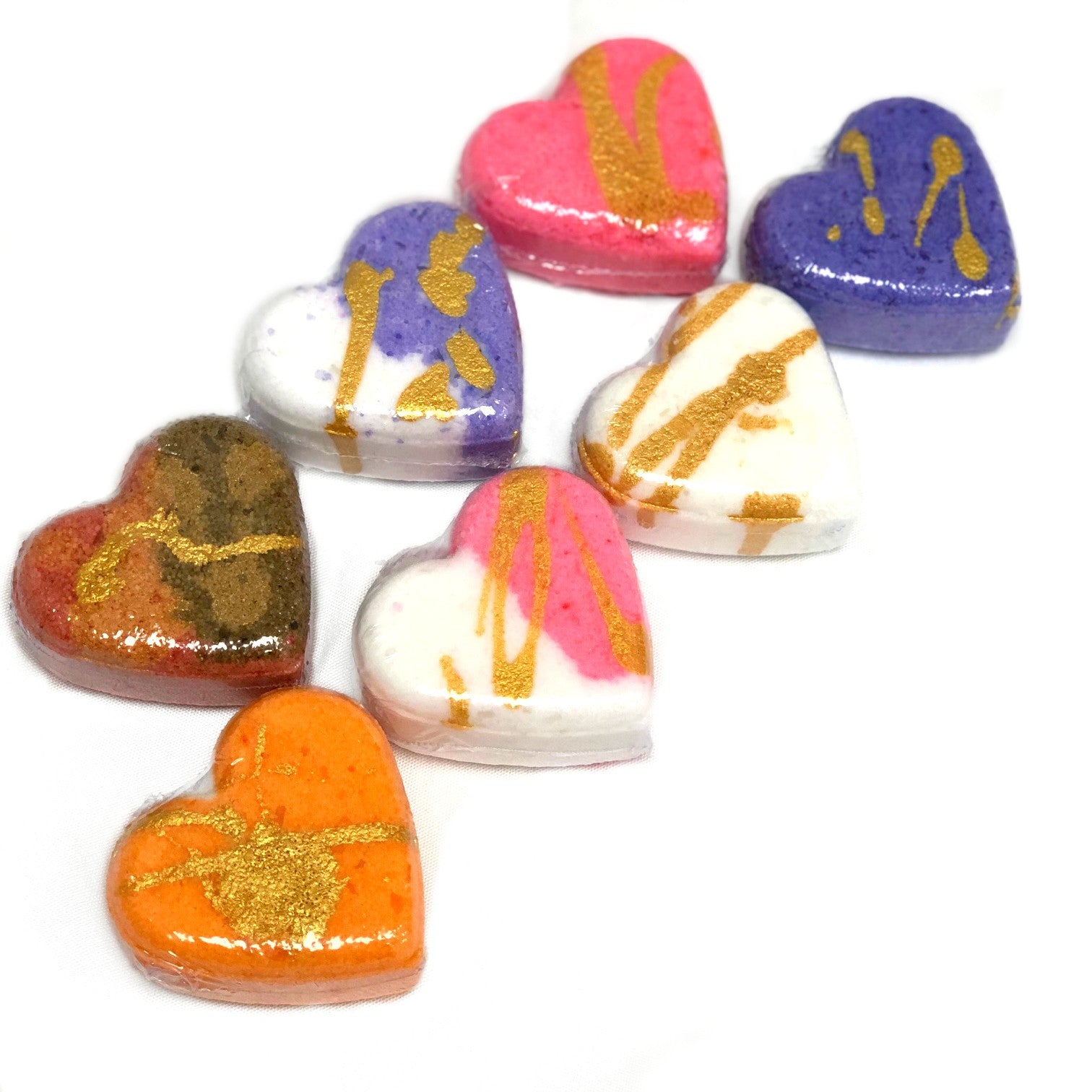 Gift Set With Heart Bath Bombs and Gnome Plush Valentines Day - Oily BlendsGift Set With Heart Bath Bombs and Gnome Plush Valentines Day