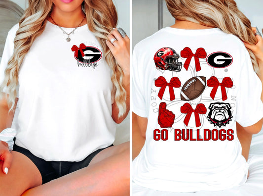 Go Bulldogs Bow | Tee | Sweatshirt | Hoodie