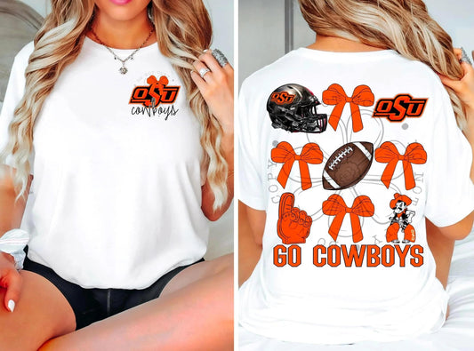 Go OSU Cowboys Bow | Tee | Sweatshirt | Hoodie