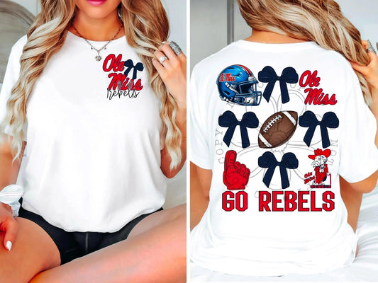 Go Rebels Bow | Tee | Sweatshirt | Hoodie