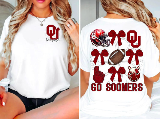 Go Sooners Bow | Tee | Sweatshirt | Hoodie