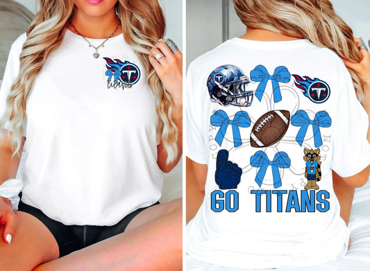 Go Titans Bow | Tee | Sweatshirt | Hoodie