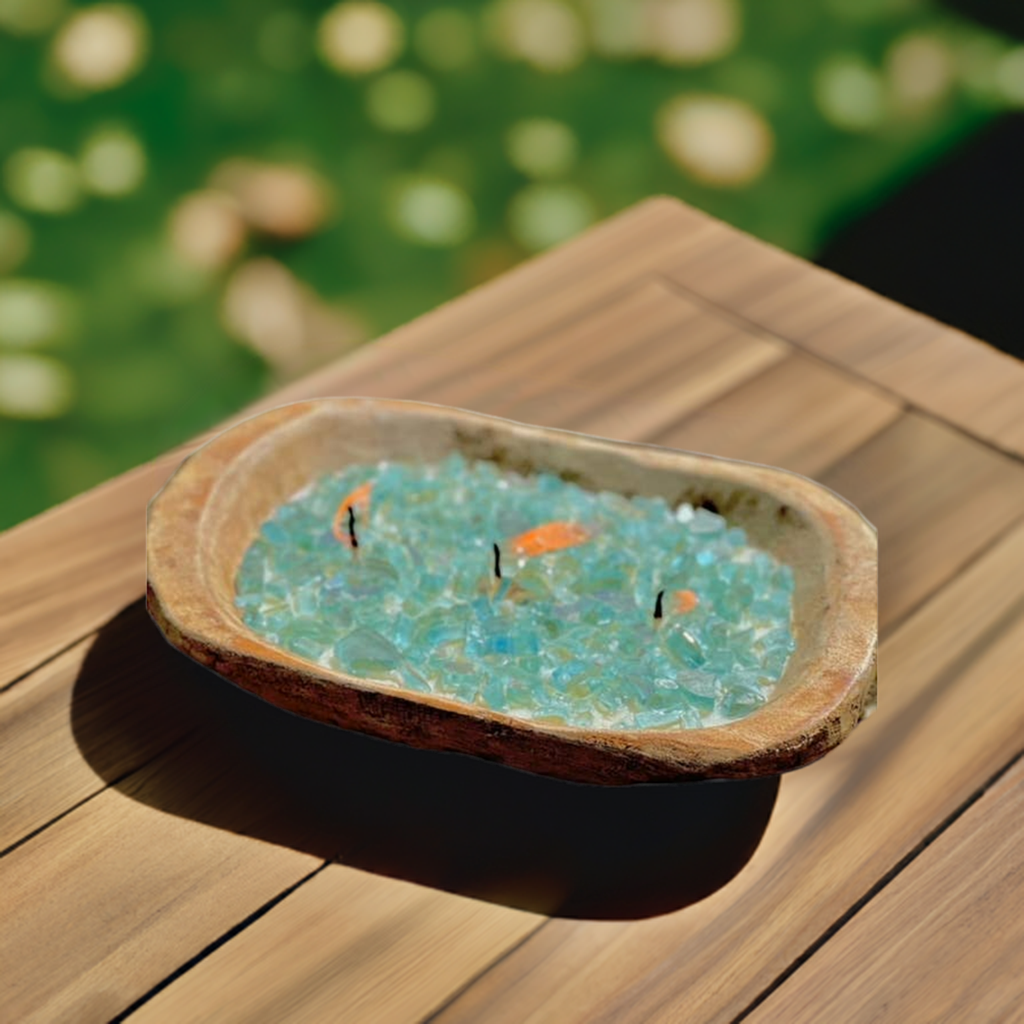 "FIRE BOWL" Outdoor Citronella Candle