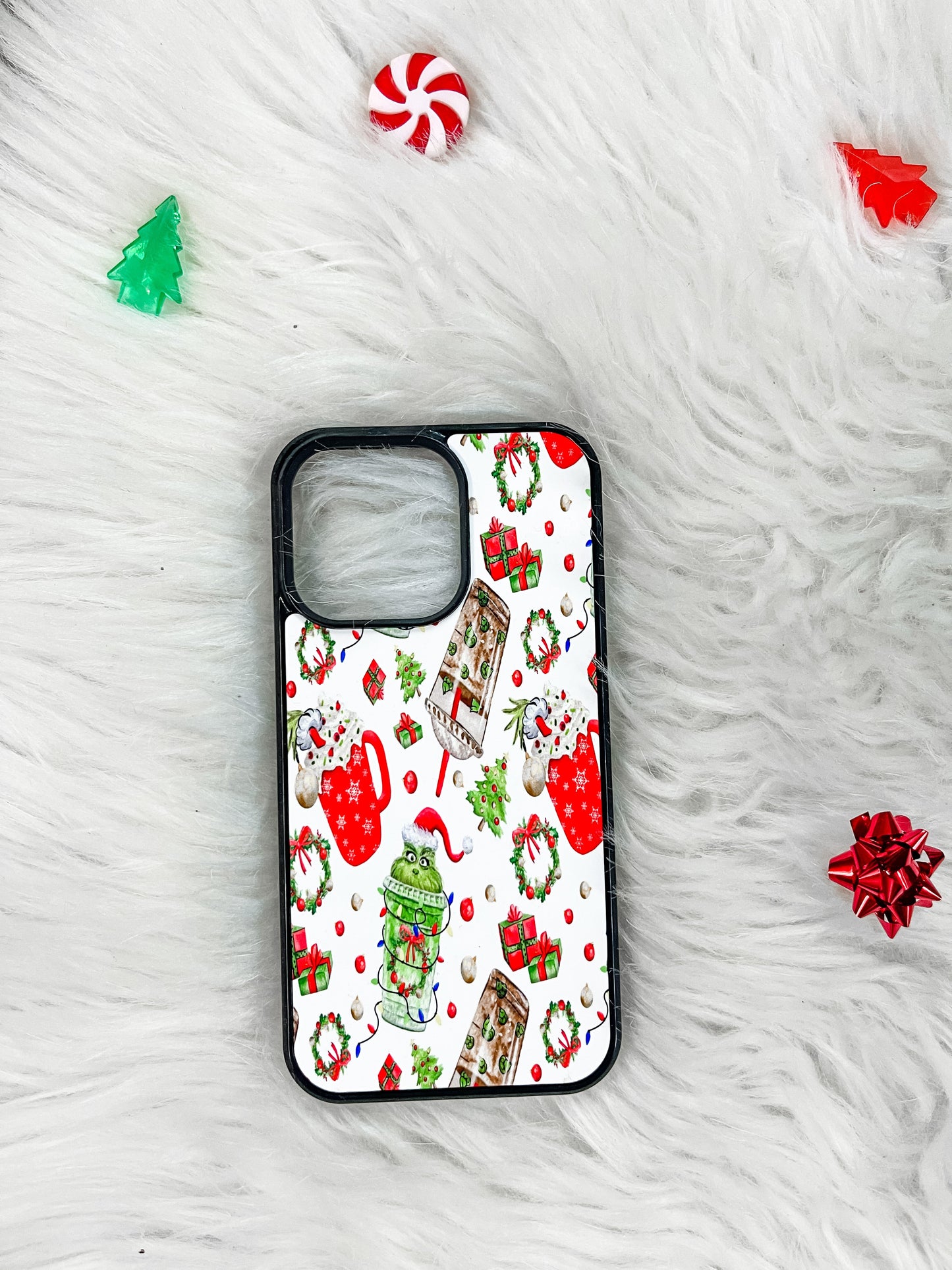 Green christmas Case (Iphone)