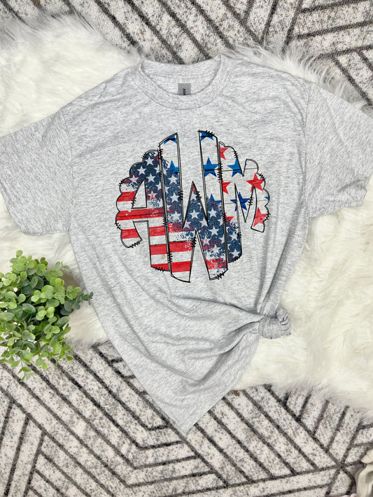 Monogram patriotic