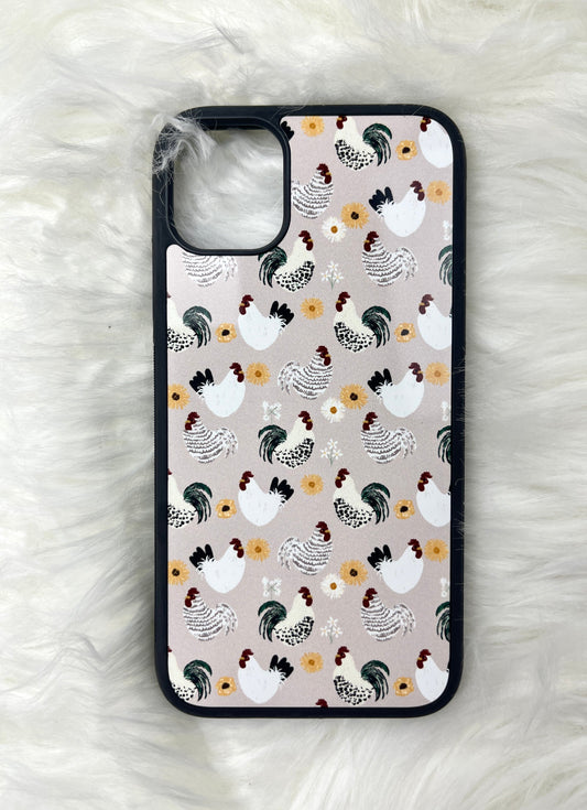 Floral chicken case(Samsung)