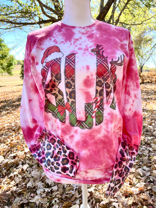 Monogram Leopard Christmas