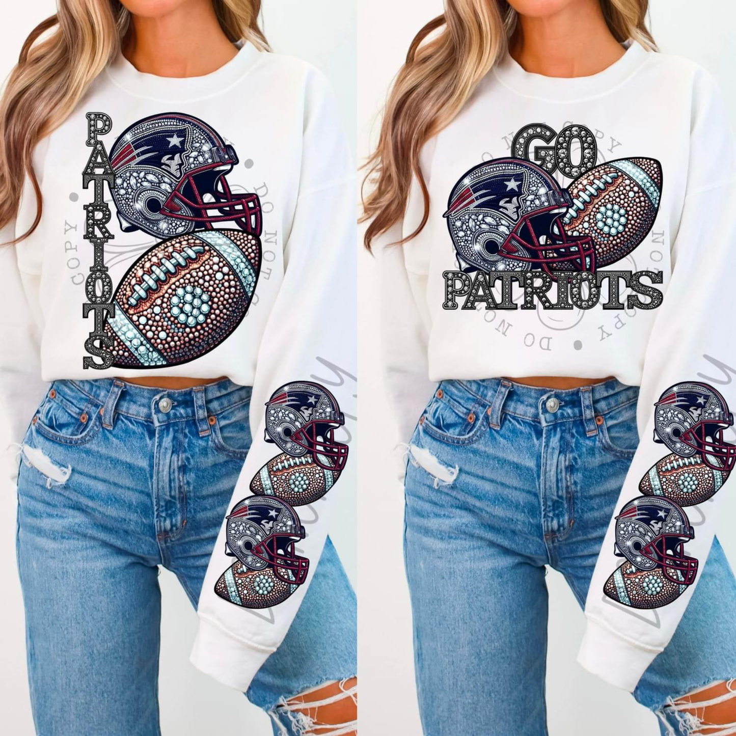 Rhinestone Patriots | Sweatshirt OR Hoodie