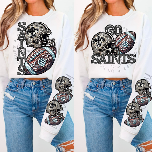 Rhinestone Saints | Sweatshirt OR Hoodie