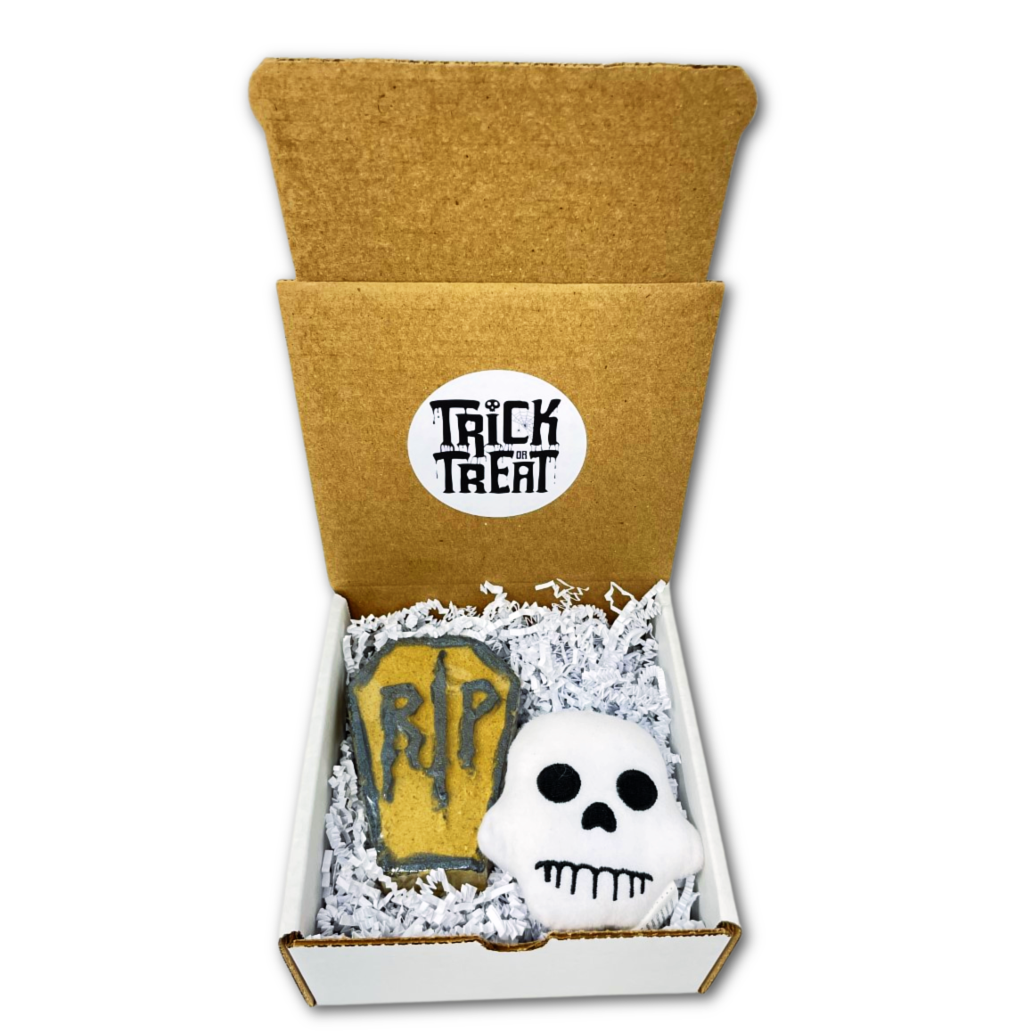 Halloween Gift Box with Plush and Coffin Bath Bomb