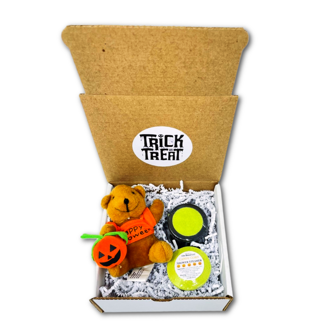 Halloween Gift Box with Plush, Cauldron and Shower Steamer