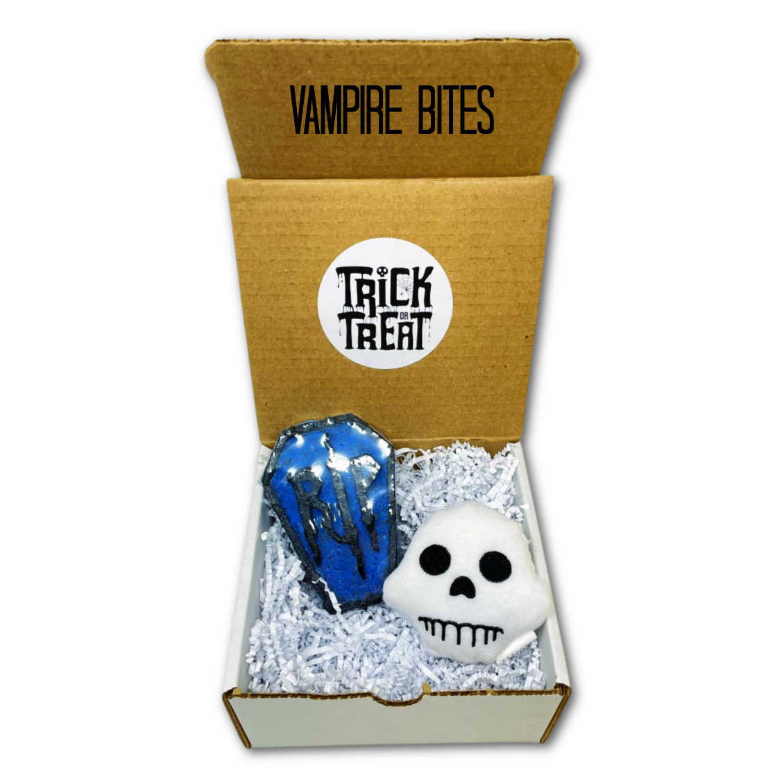 Halloween Gift Box with Plush and Coffin Bath Bomb