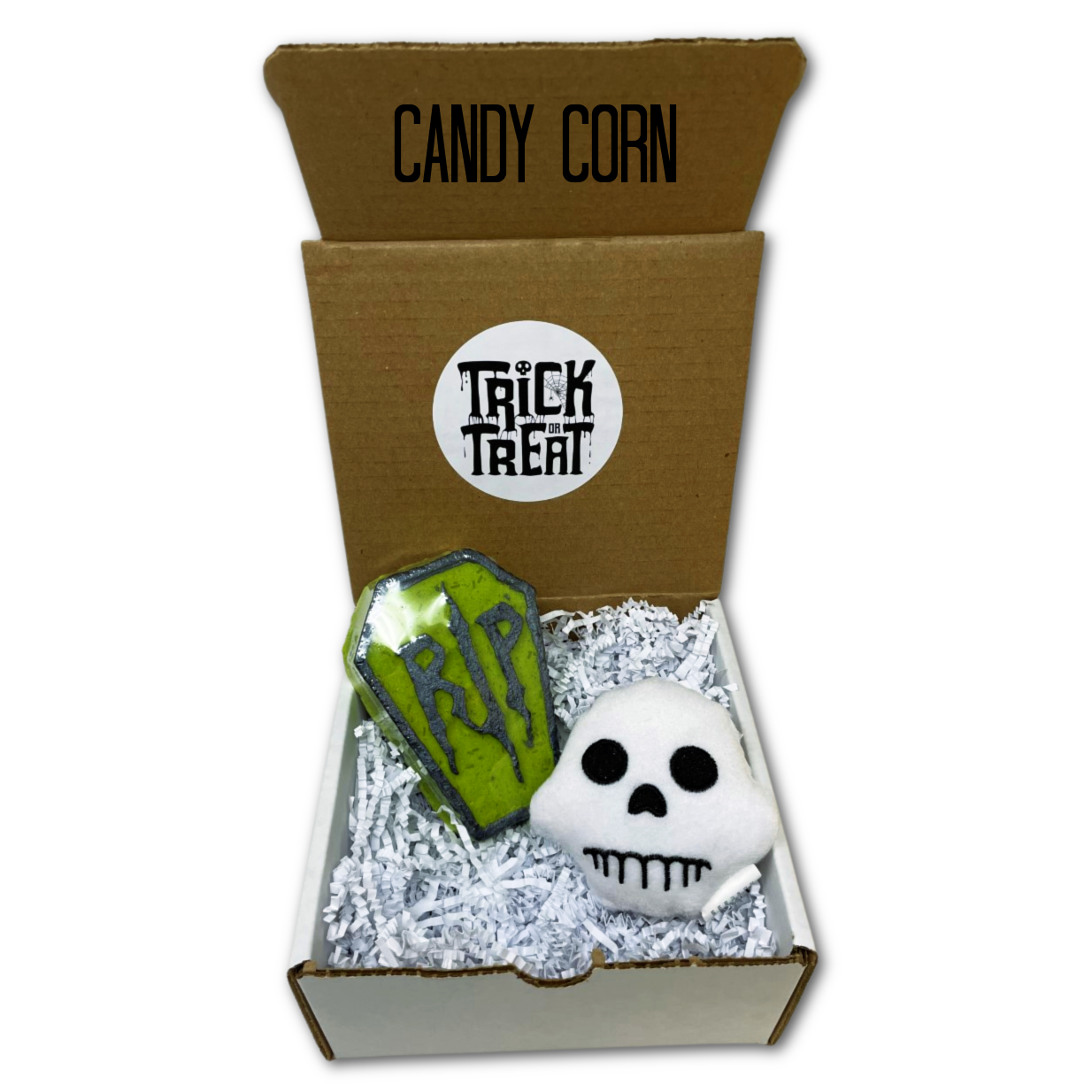 Halloween Gift Box with Plush and Coffin Bath Bomb