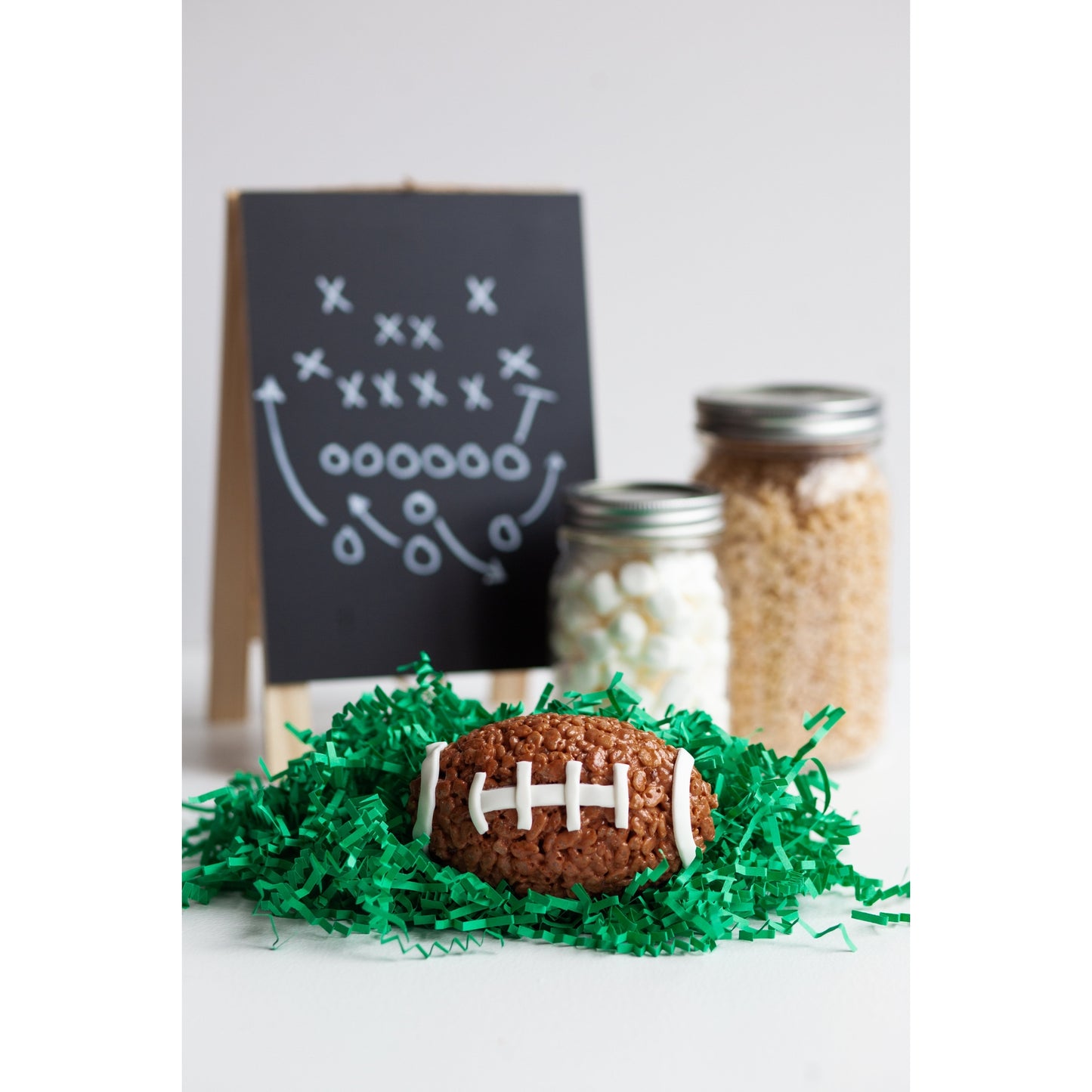 Football Rice Crispie Treats