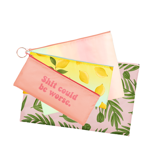 Garden Party Pouch Set