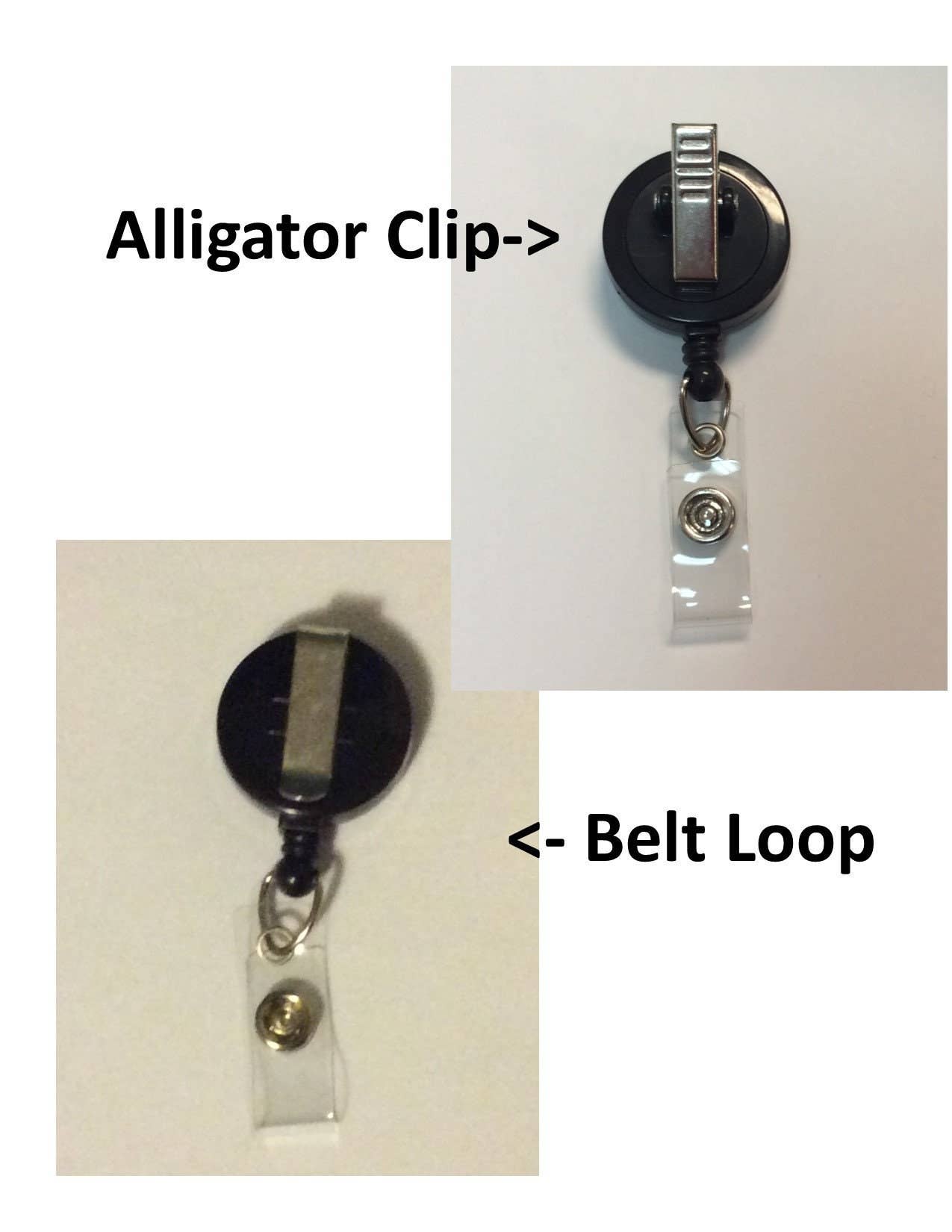 Alligator Clip Badge Reel 