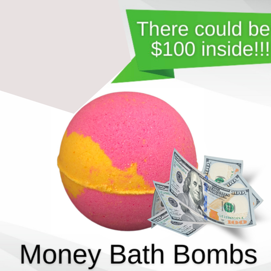 Papaya & Mango C-Note Surprise Money Bath Bomb