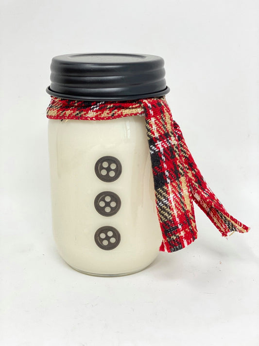 Snowman Christmas Candles - 100 Hour Burn Time Soy Wax Candles