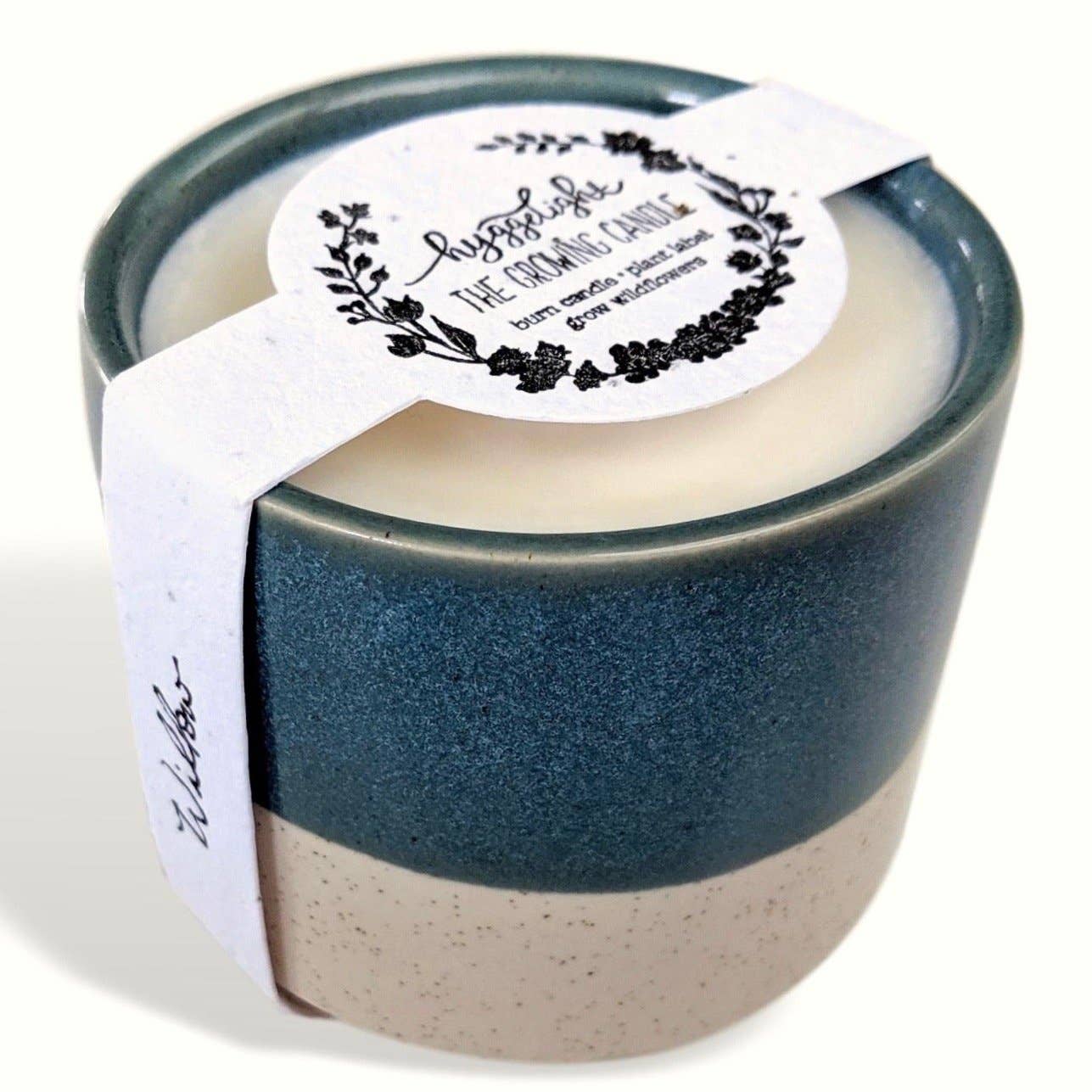 Willow | Growing Candle, 10 oz soy, wildflower seed label