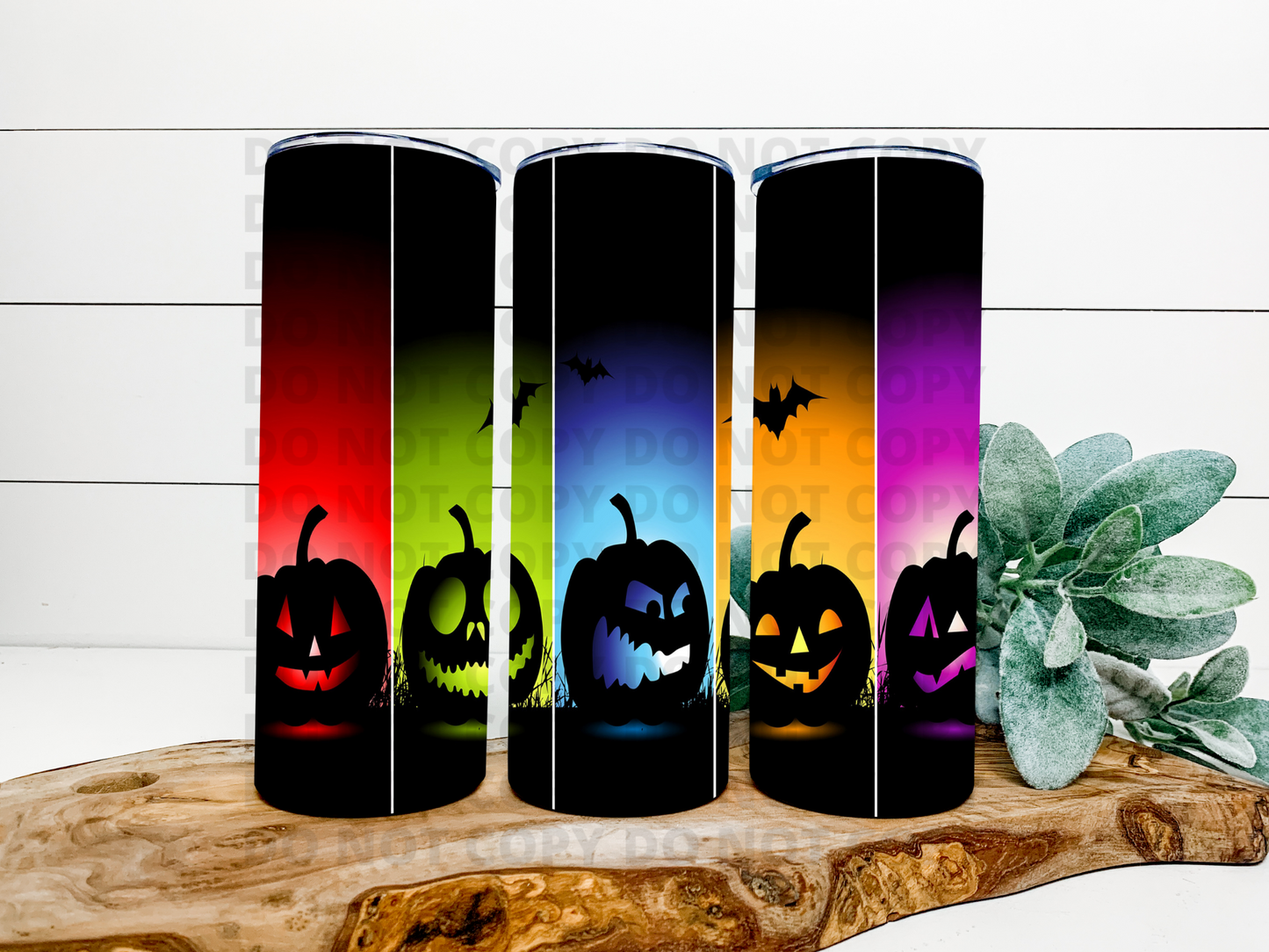Colorful Pumpkins Stainless Steel Tumbler