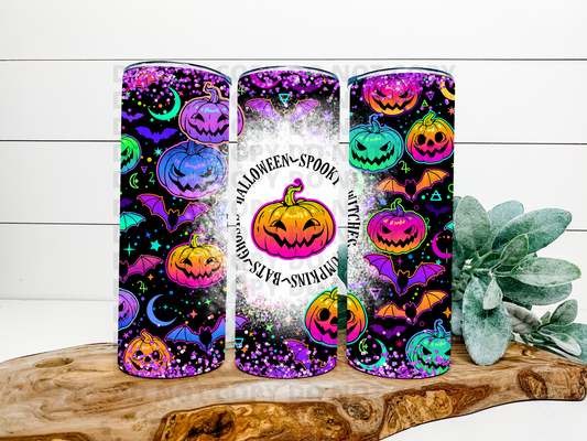 Colorful Pumpkins Stainless Steel Tumbler
