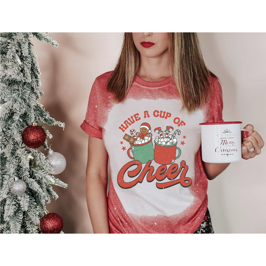 Have a Cup of Cheer Chirstams Graphic Tee