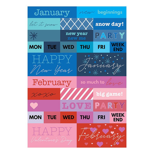 Seasonal Monthly Planner/Calendar Stickers