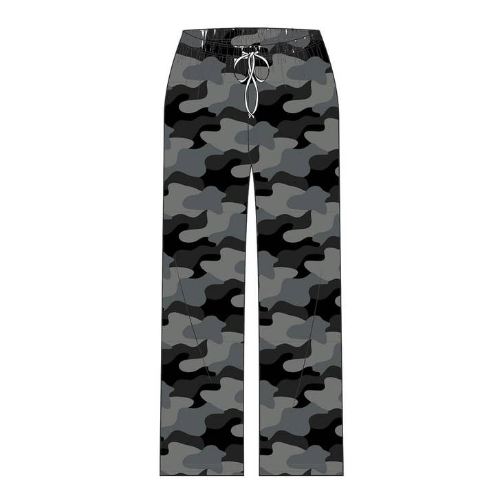 Black Camo PJ Pants