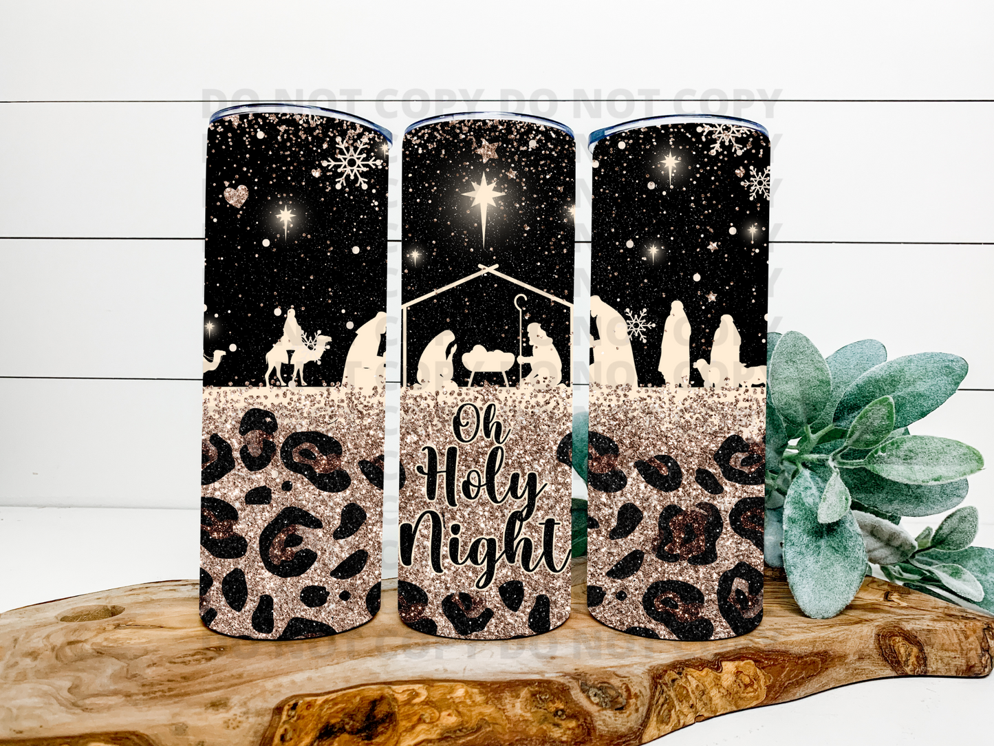 Oh Holy Night Stainless Steel Tumbler