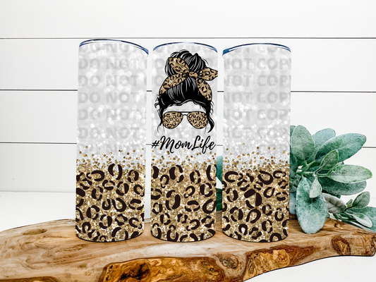 Mama Life Leopard Stainless Steel Tumbler