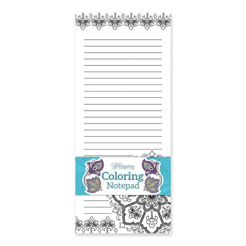 Medallion Coloring Notepad