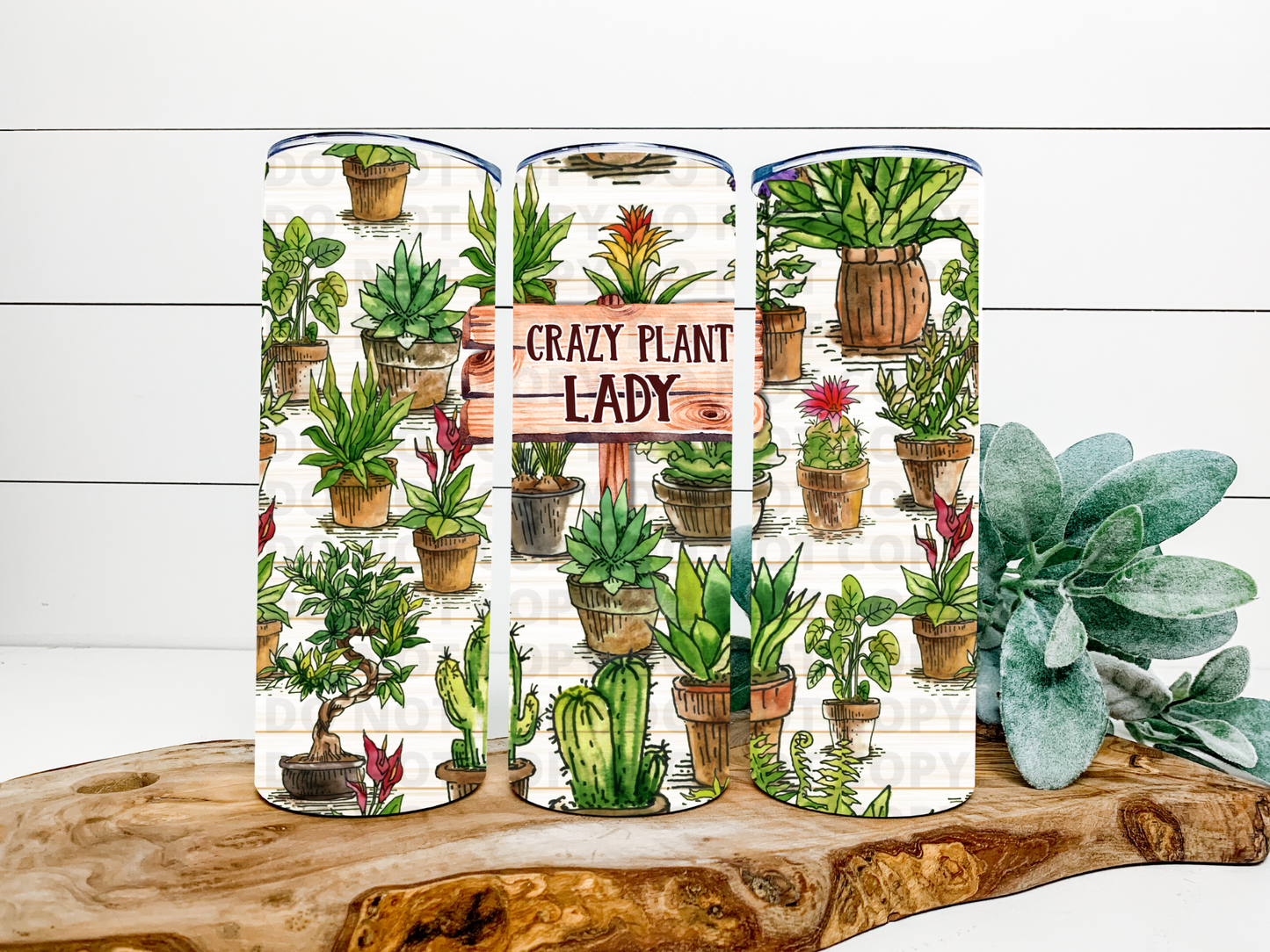 Crazy Plant Lady Stainless Steel Tumbler