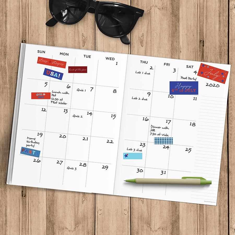 Seasonal Monthly Planner/Calendar Stickers