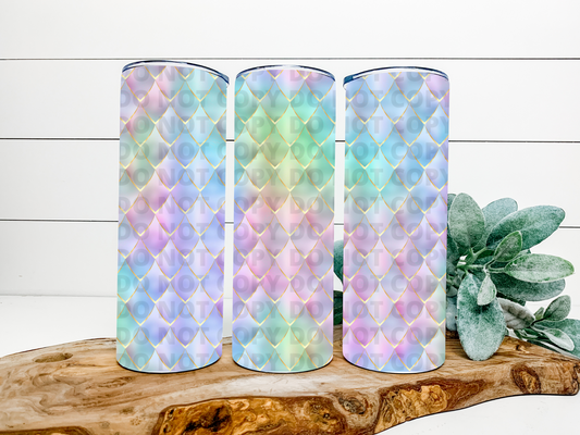 Mermaid Scale Stainless Steel Tumbler