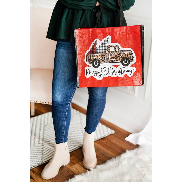 Christmas Truck Gift Bag