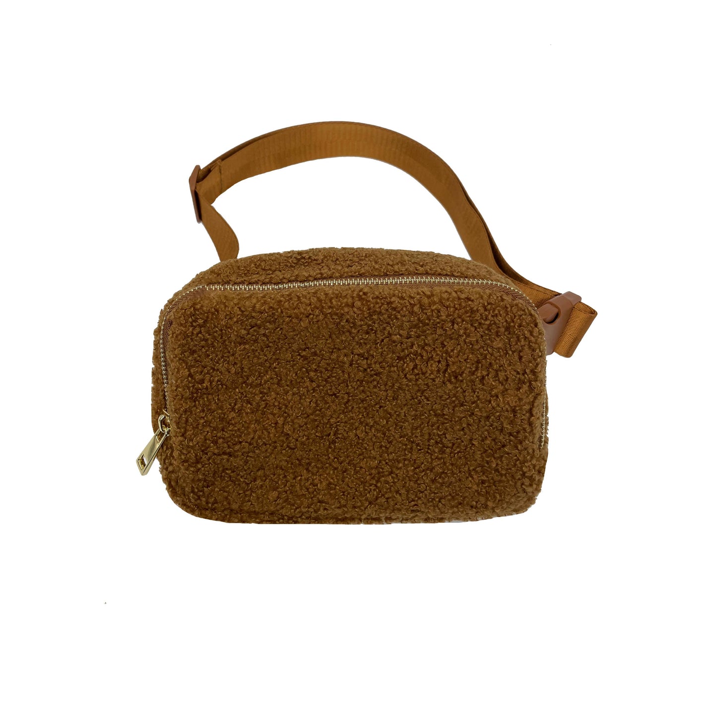 Varsity Collection Cinnamon Sherpa Fannie Waist Pack Bag