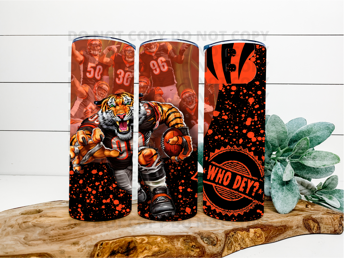 Who Dey Stainless Steel Tumbler