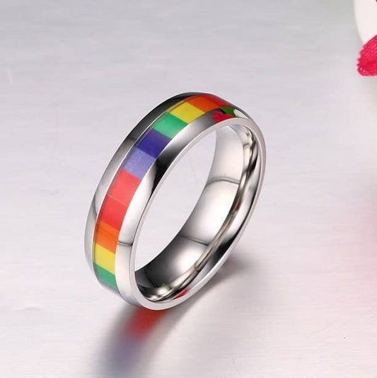 Rainbow LGBTQ Pride Ring