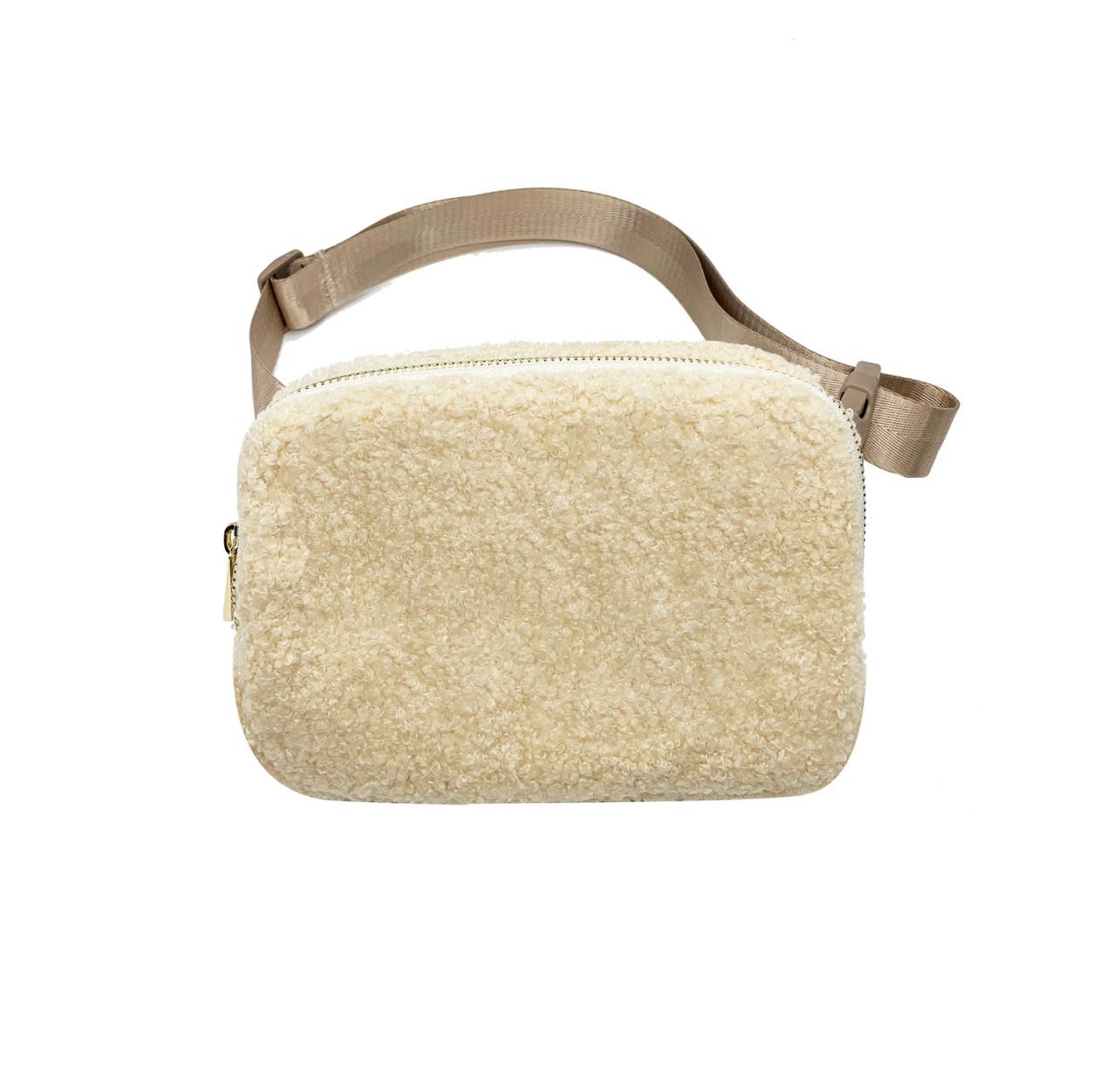 Sherpa Fannie Waist Pack Bag in Oatmeal