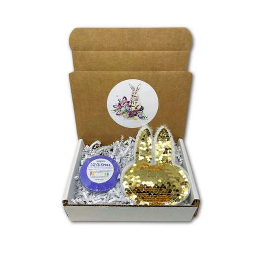 Easter Shower Steamer and Sequin Flipping Bunny Gift Box