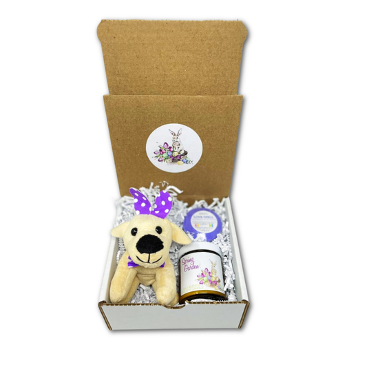 Easter Soy Wax Candles Gift Set With Plush & Shower Steamer