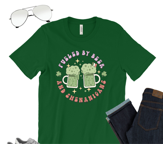 Fueled by Beer and Shenanigans Tee