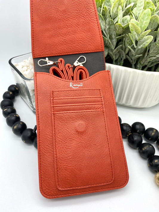 Harper Crossbody in Burnt Orange