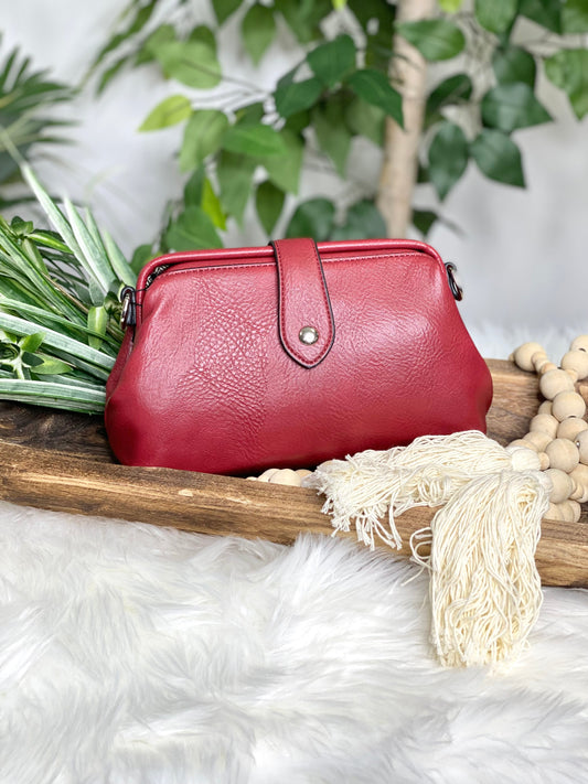 Maple Crossbody Purse in Brick